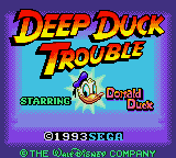 Deep Duck Trouble screenshot 4 for Sega Game Gear